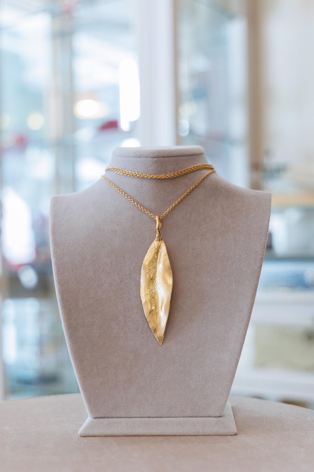 Collana Foglia (Codice: CO FL 001)