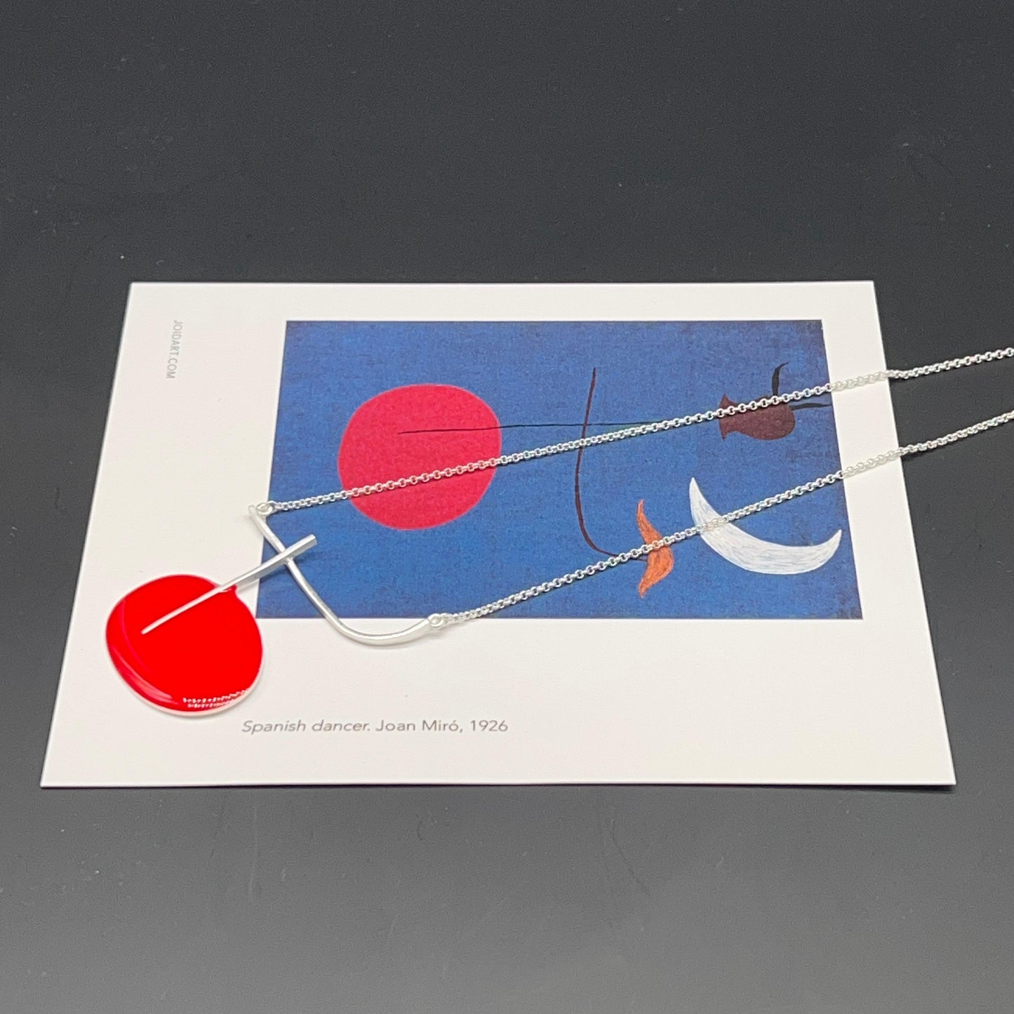 Collana Disco Rosso Miró