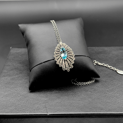 Collana Raggiera Azzurra