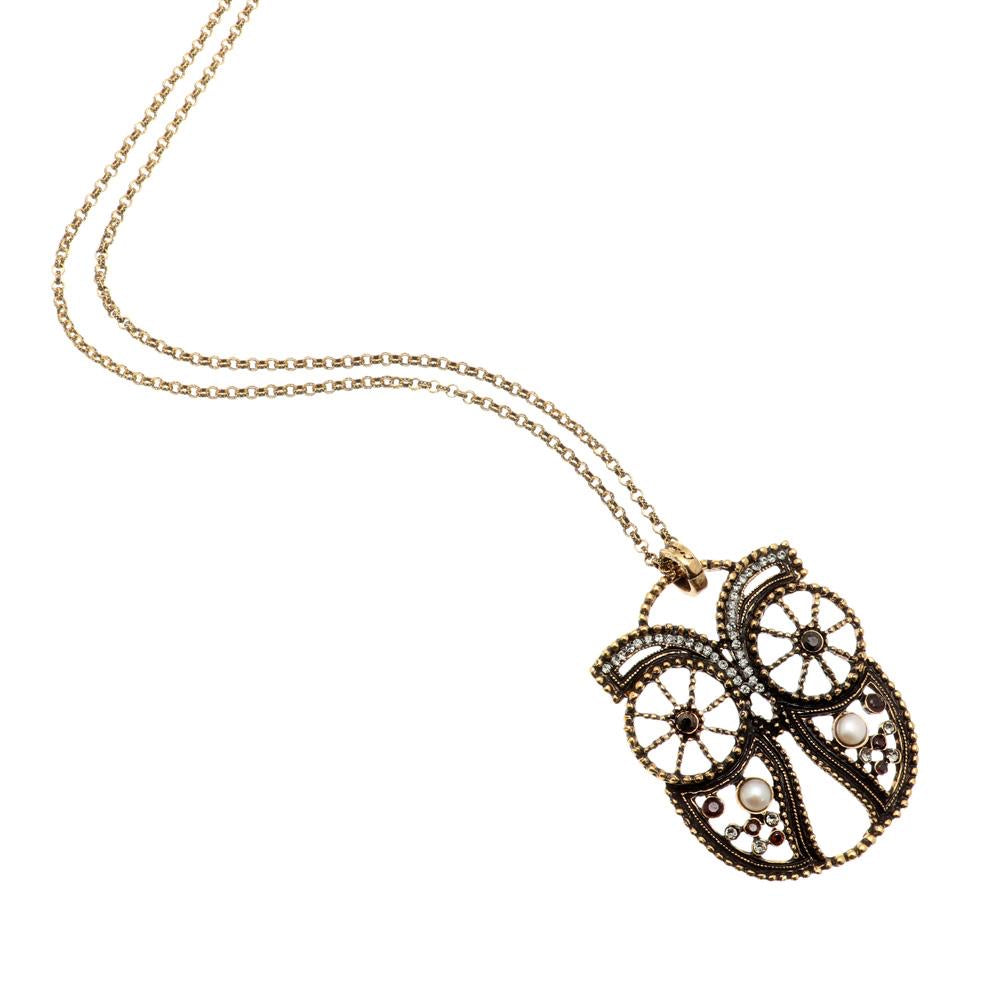 Collana Gufo Traforato (Codice: CO GU 03)