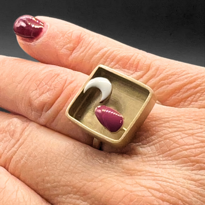 Anello Luna Fucsia