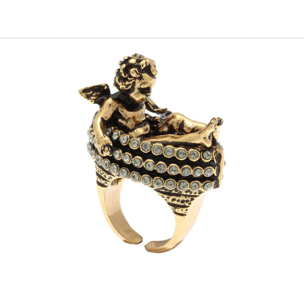 Anello Amorino – Gioiello Artigianale con Swarovski e Design Elegante