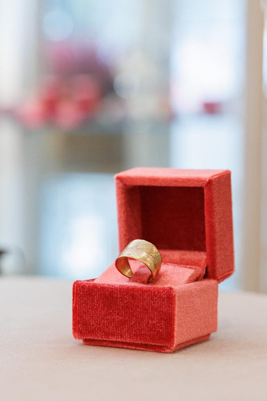 Anello Foglia Dorata (Codice: AN FO 006)