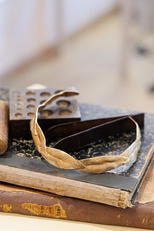 Collier Foglie Intrecciate (Codice: CL FG 004)