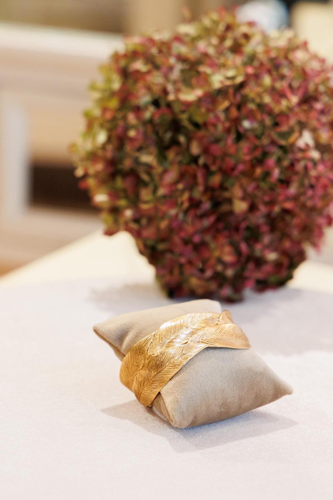 Bracciale Foglia Doppia (Codice: BR FG 002)