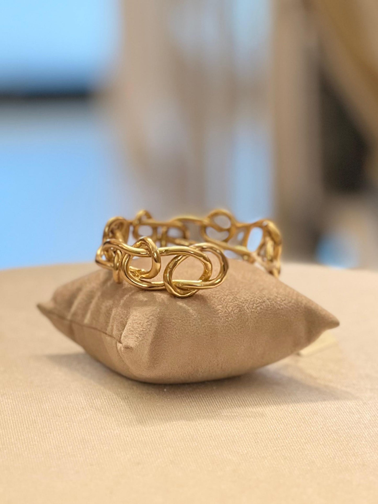 Bracciale Catena in Bronzo Bagnato Oro 24 Carati (Codice: BR BROO 002)