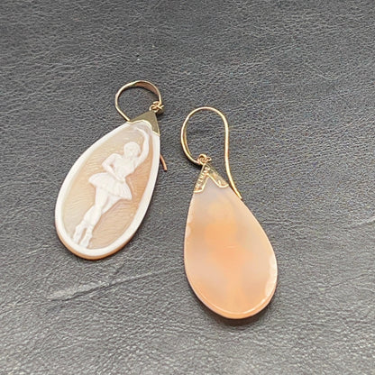 Orecchini Ballerina Cameo