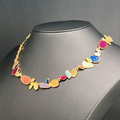 Collana Mosaico Dorato