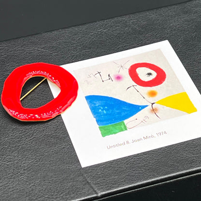 Spilla Rouge Miró