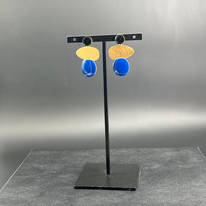 Orecchini Miró Blu e Nero