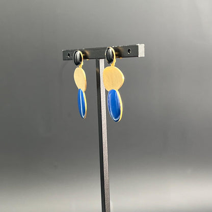 Orecchini Miró Blu e Nero