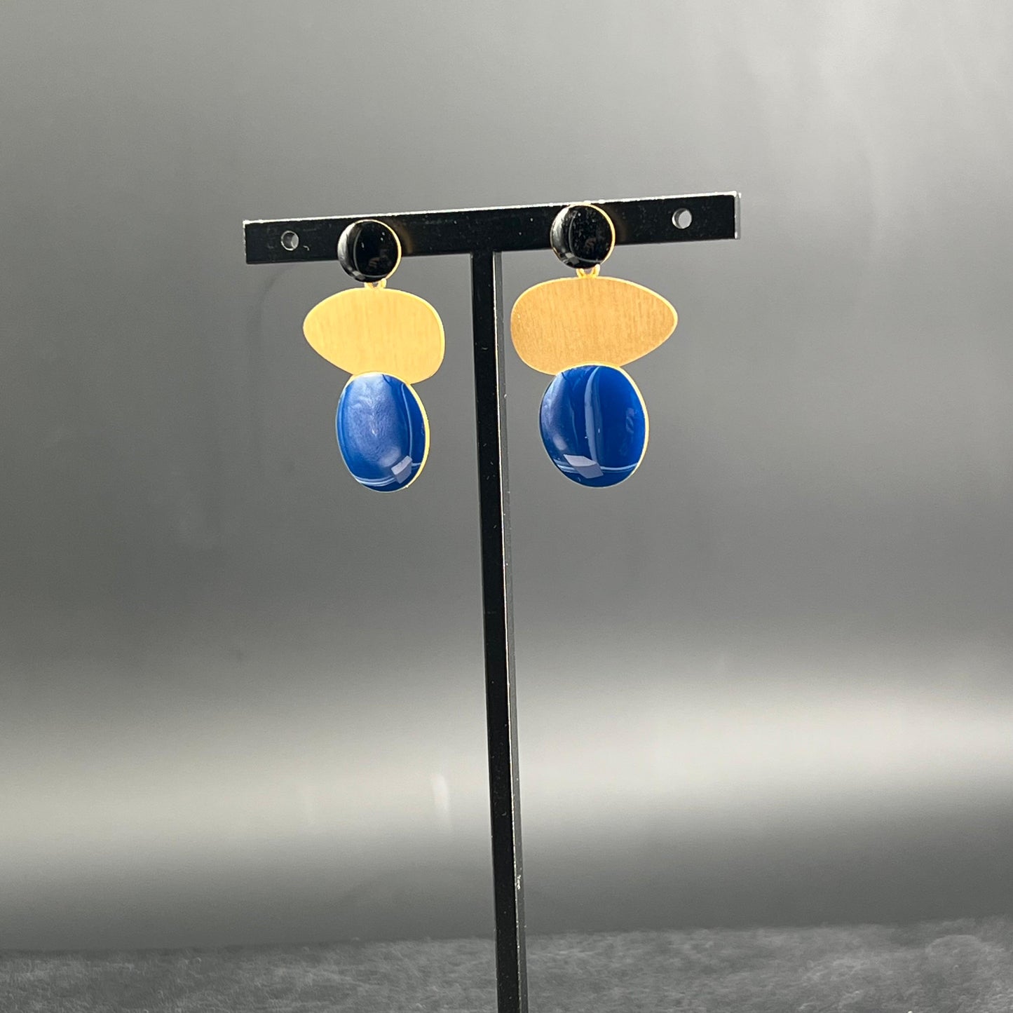 Orecchini Miró Blu e Nero