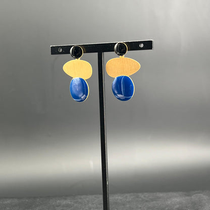Orecchini Miró Blu e Nero