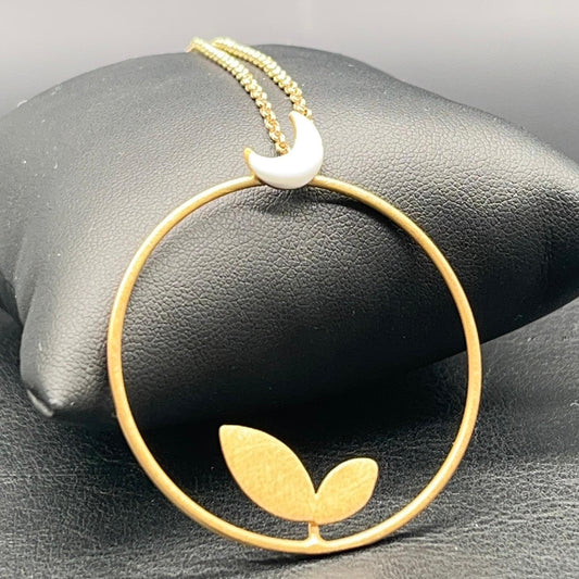 Collana Luna e Foglia