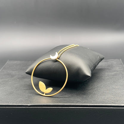 Collana Luna e Foglia