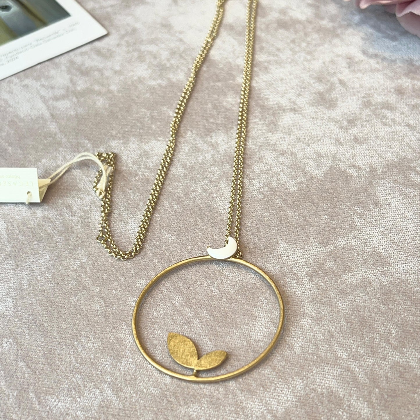 Collana Luna e Foglia