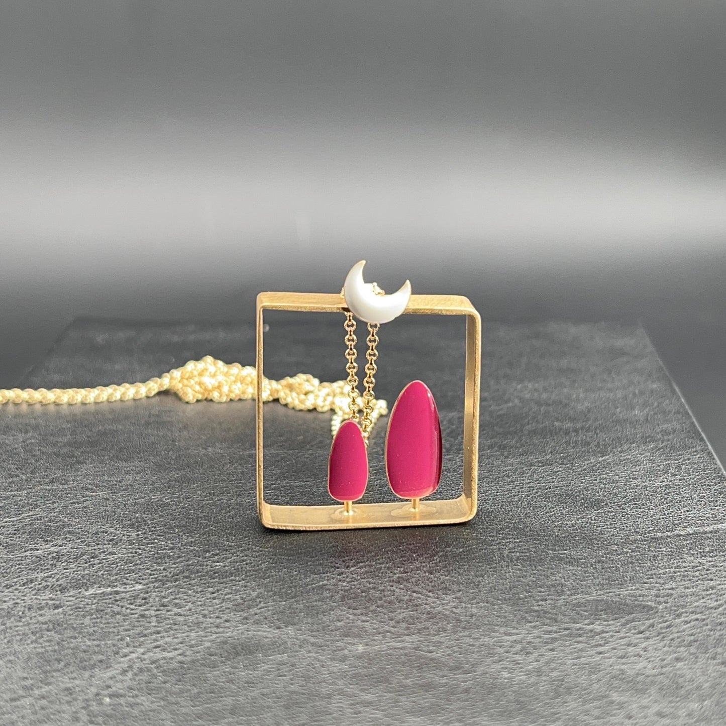 Collana Luna Fucsia
