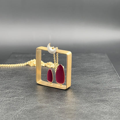 Collana Luna Fucsia