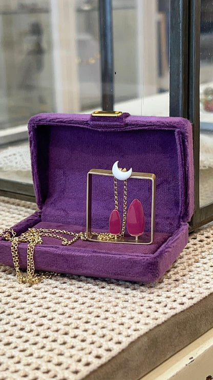 Collana Luna Fucsia