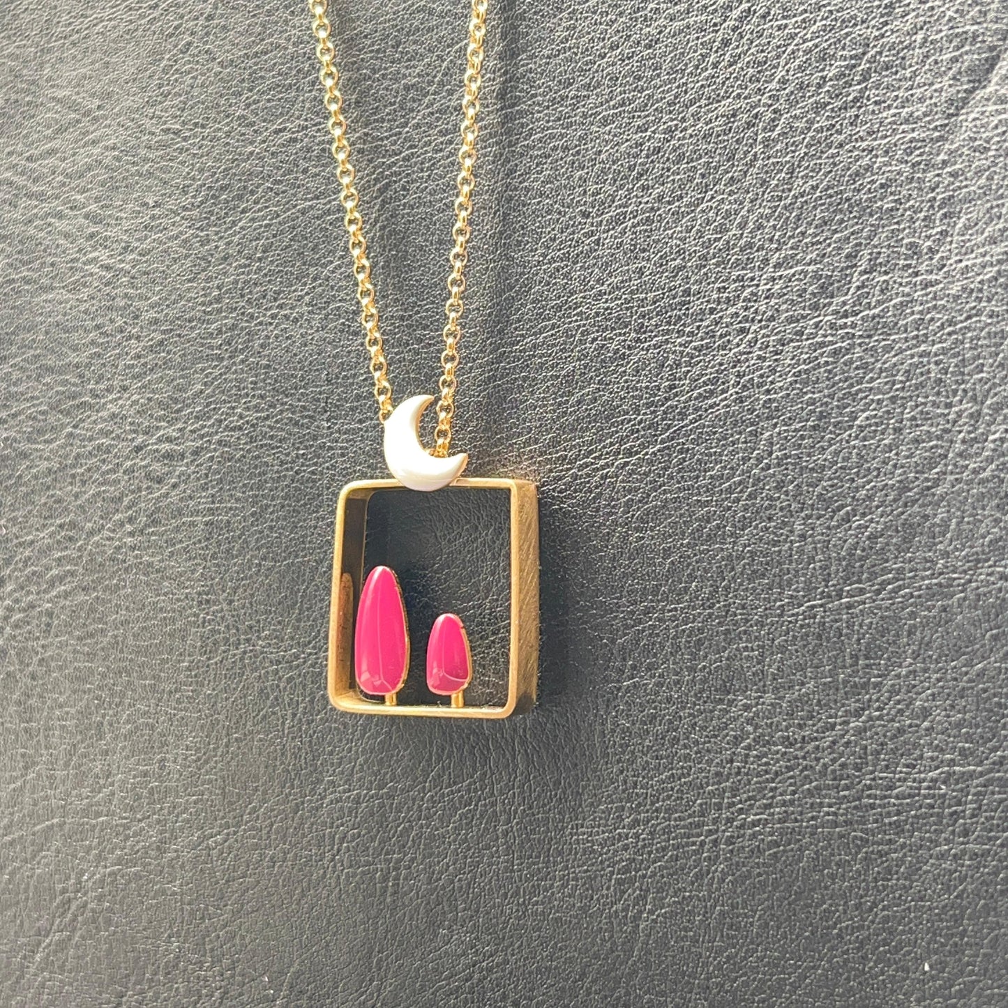 Collana Luna Fucsia