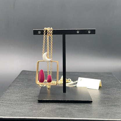 Collana Luna Fucsia