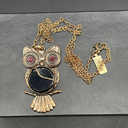 Collana Gufo Onice