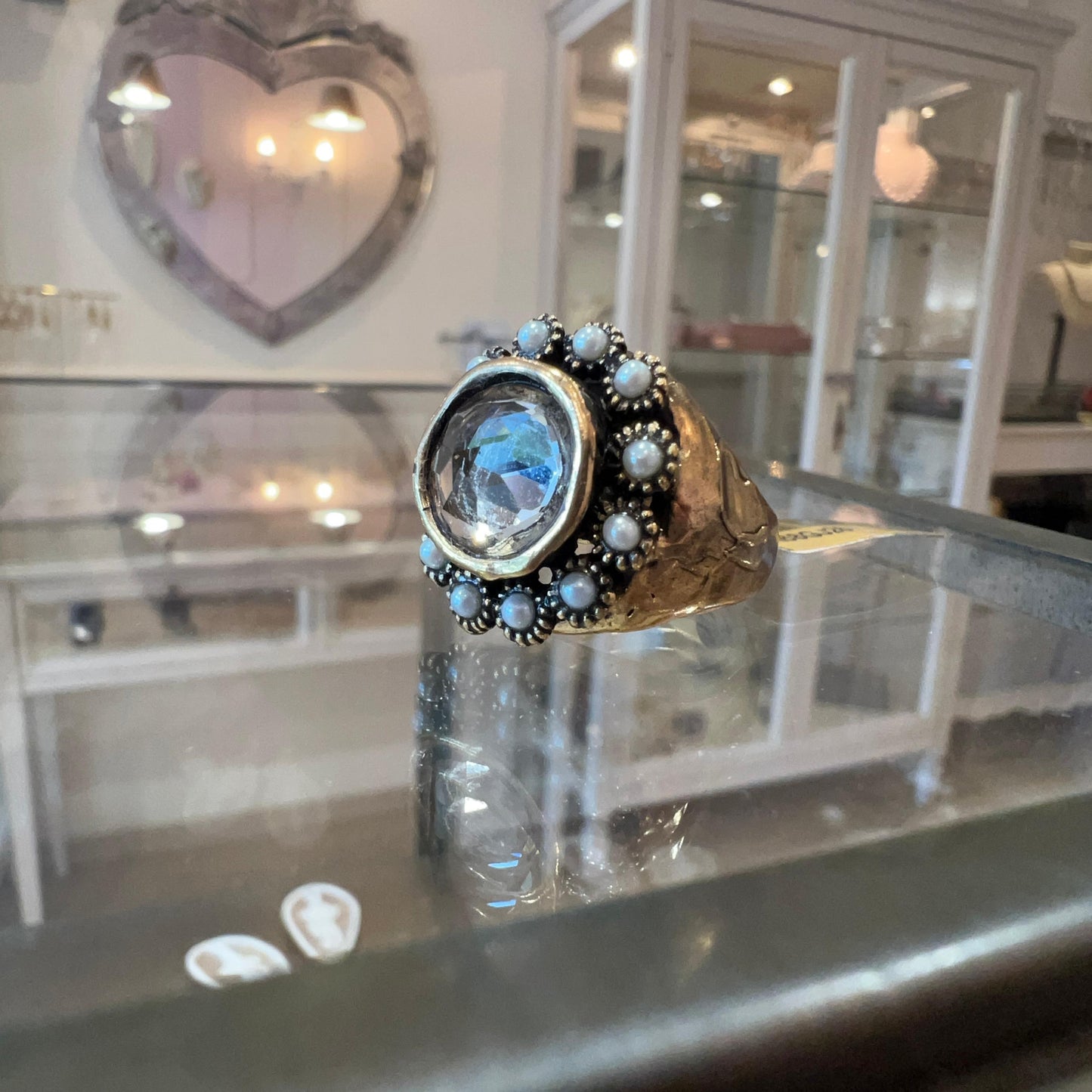 Anello Cristallo Inverso