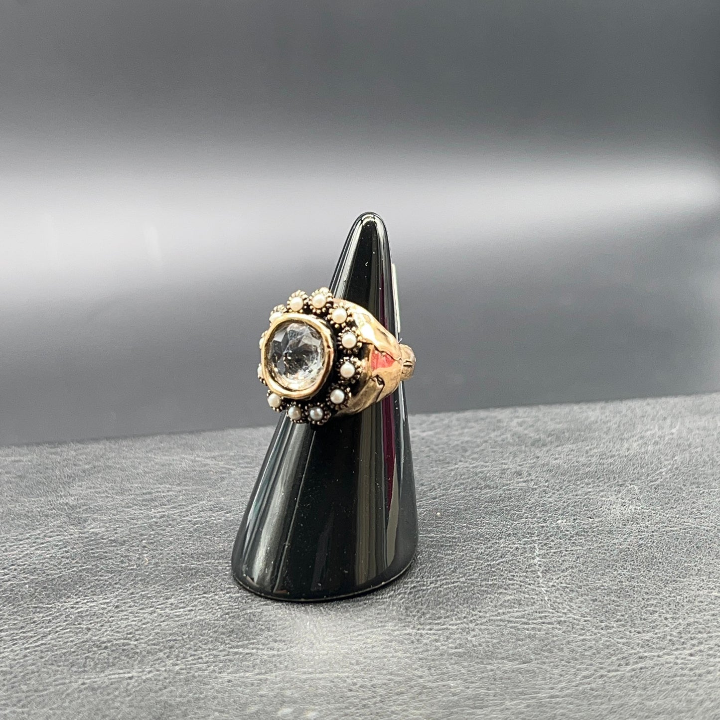 Anello Cristallo Inverso