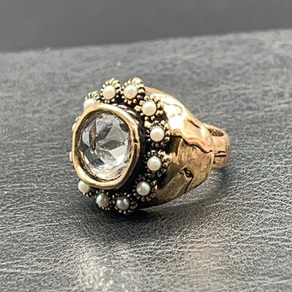 Anello Cristallo Inverso