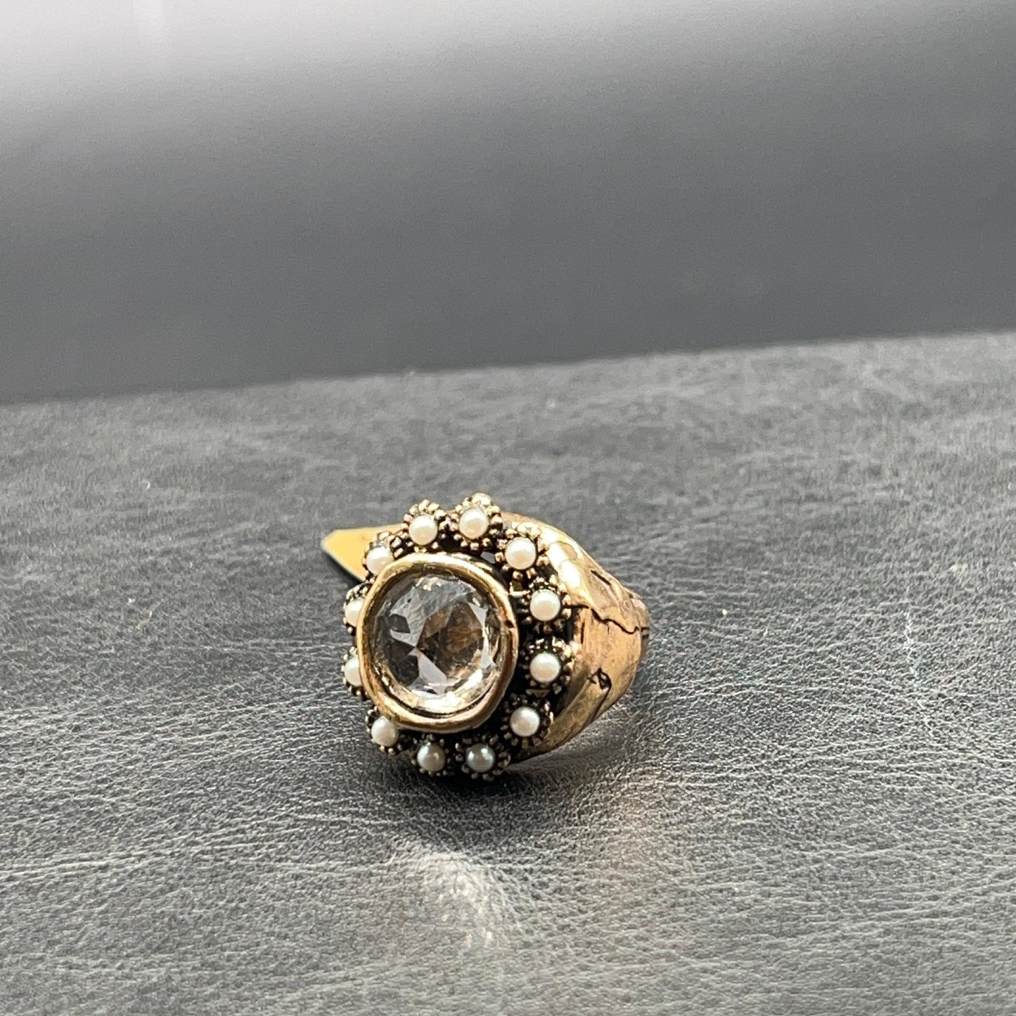 Anello Cristallo Inverso