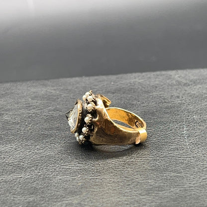 Anello Cristallo Inverso