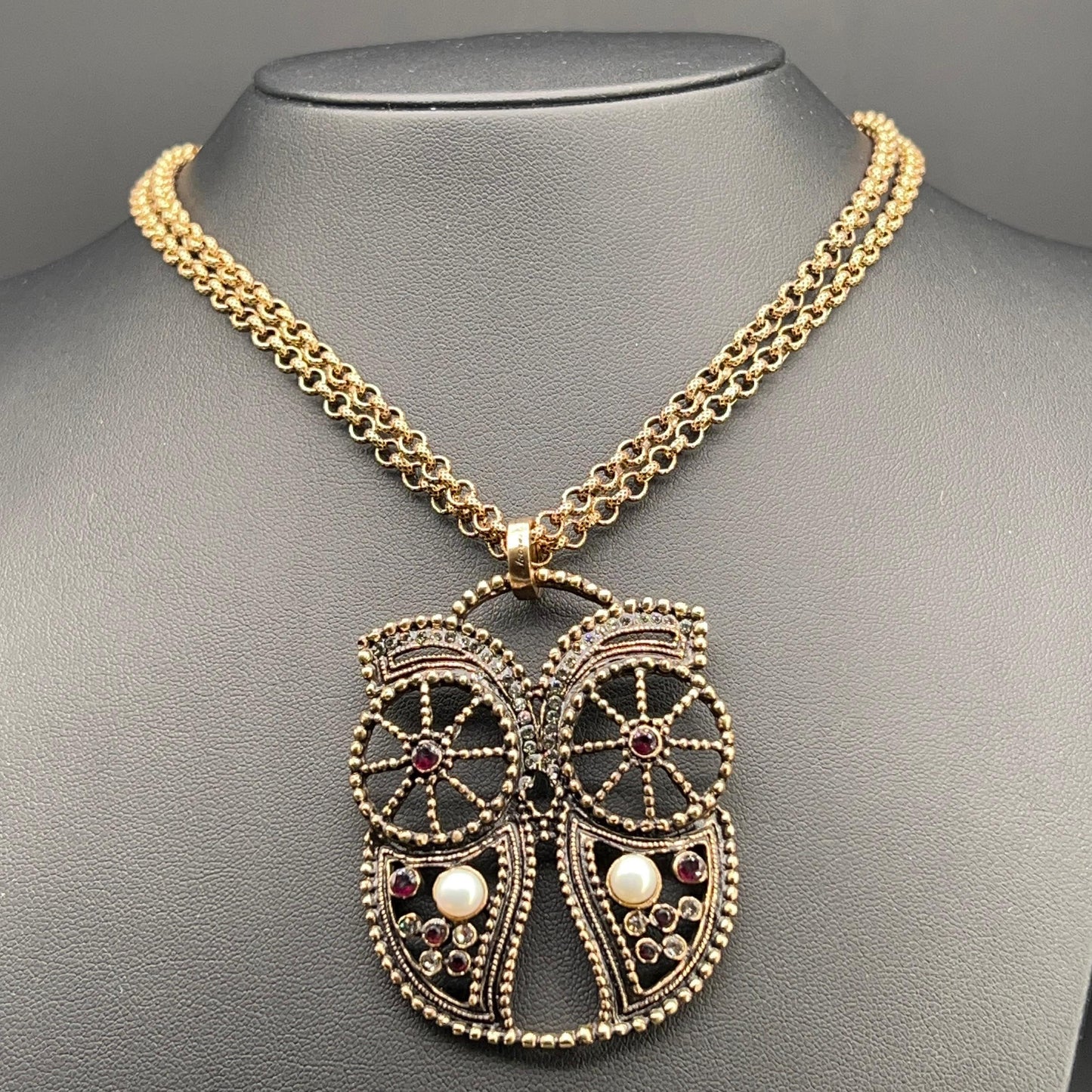Collana Gufo Traforato