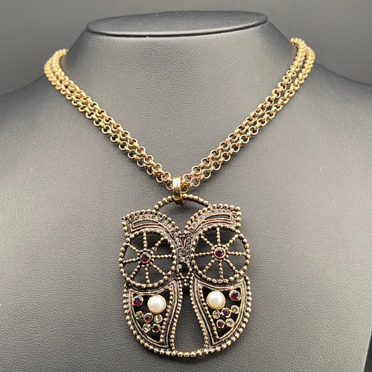 Collana Gufo Traforato