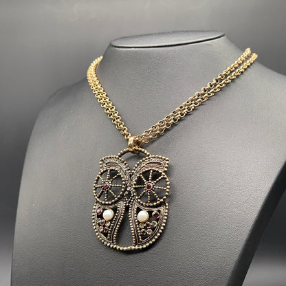 Collana Gufo Traforato