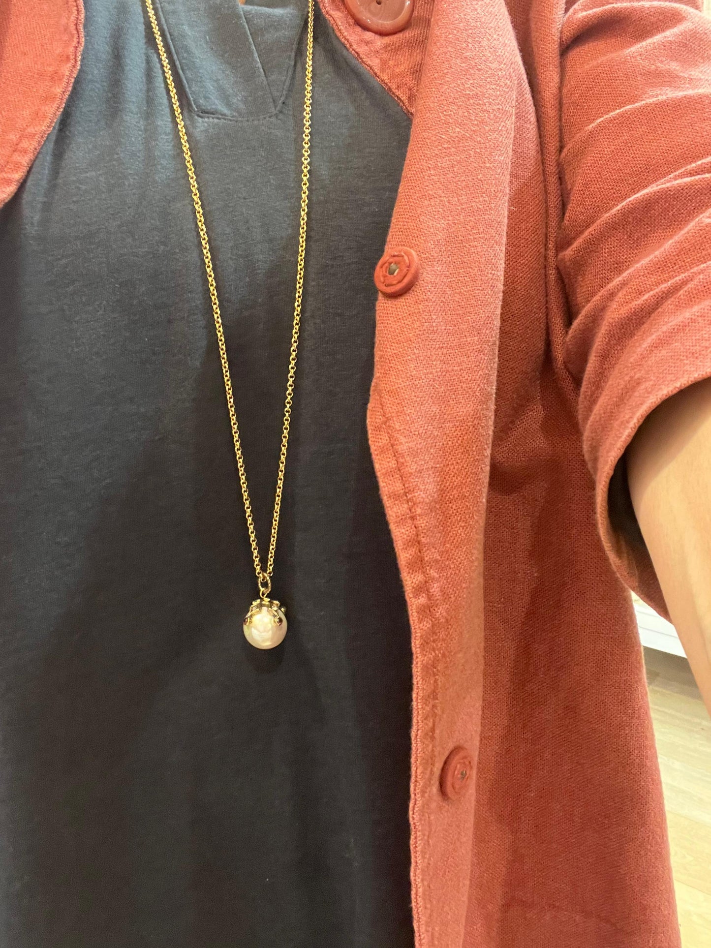 Collana Perla Pendente