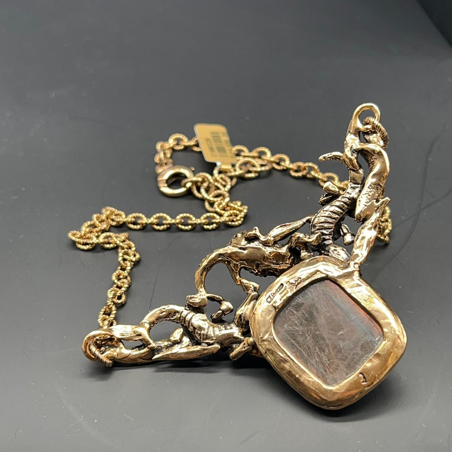 Collana Coccodrilli con Labradorite