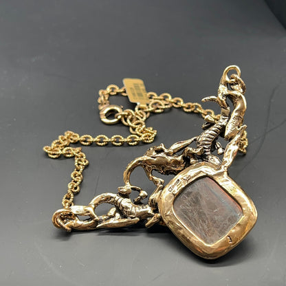 Collana Coccodrilli con Labradorite