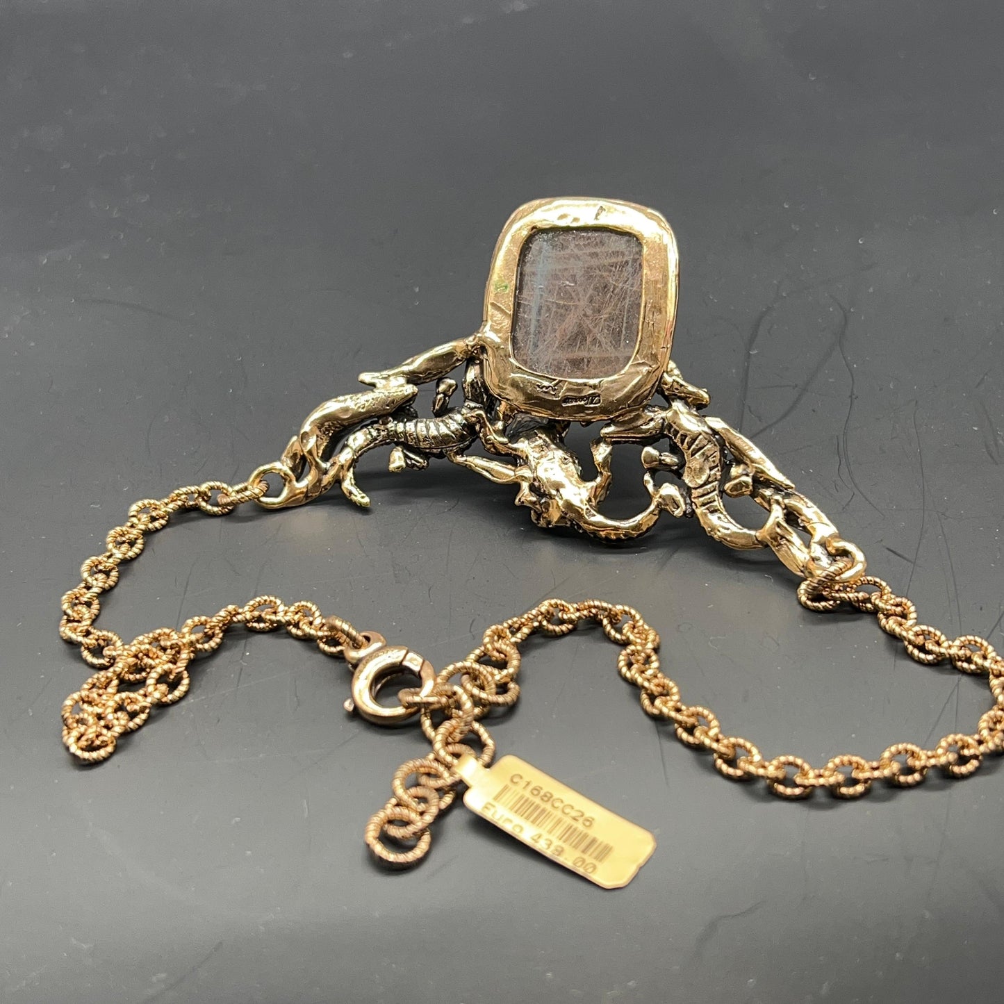 Collana Coccodrilli con Labradorite