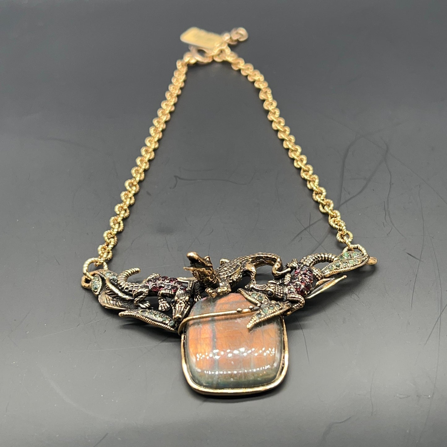 Collana Coccodrilli con Labradorite