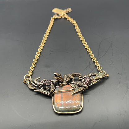 Collana Coccodrilli con Labradorite