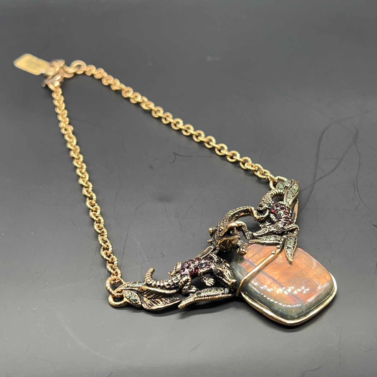 Collana Coccodrilli con Labradorite