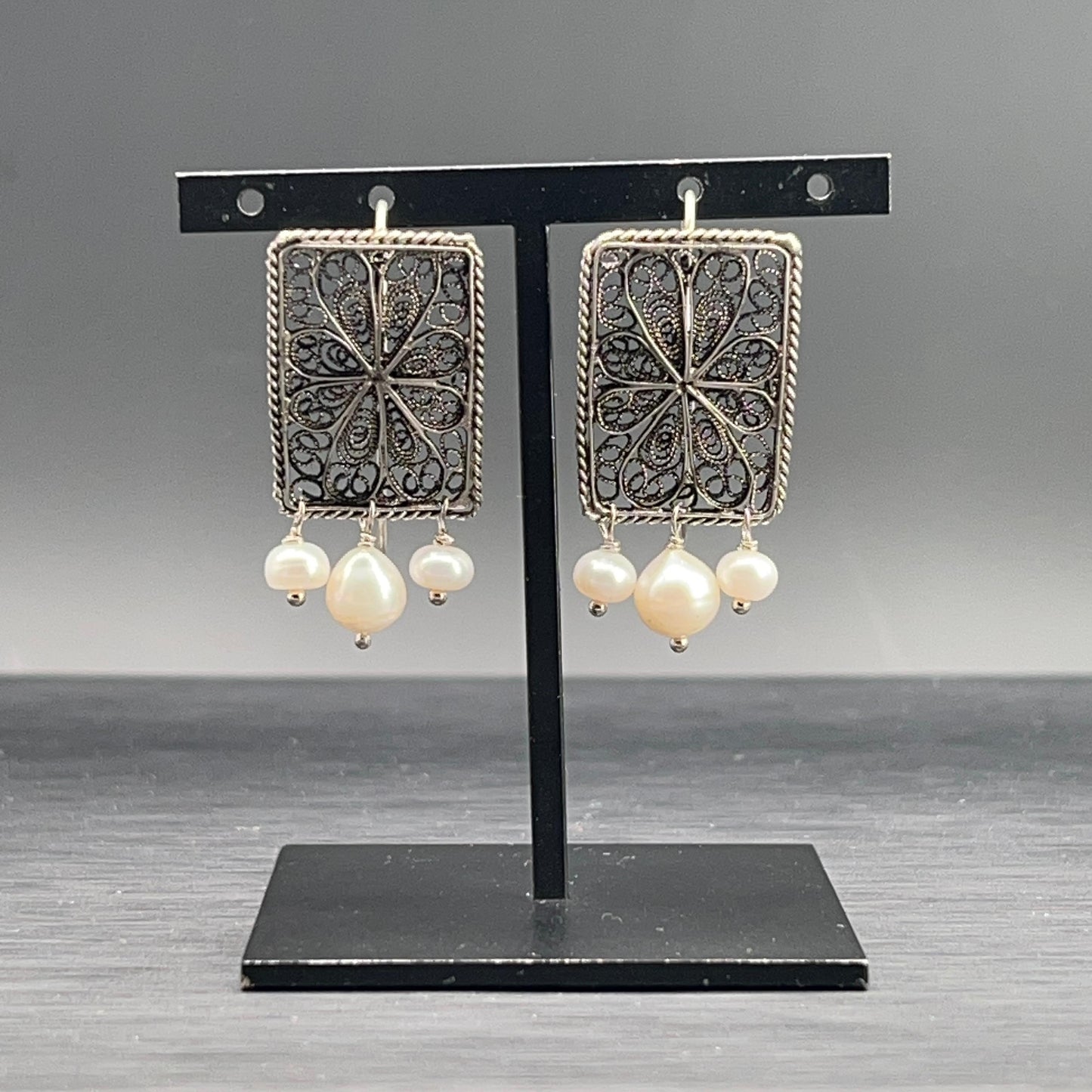 Orecchini Perla di Filigrana (Codice: OE FP 002)