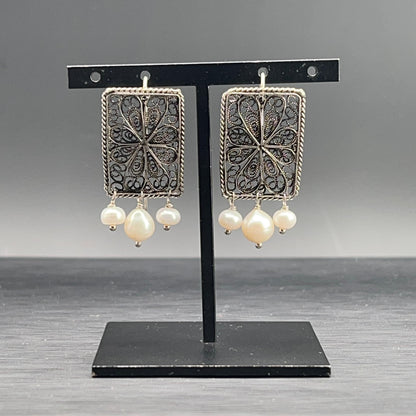 Orecchini Perla di Filigrana (Codice: OE FP 002)