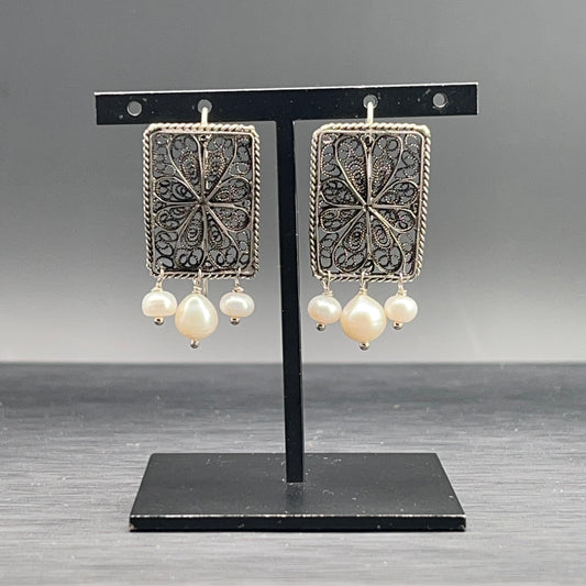 Orecchini Perla di Filigrana (Codice: OE FP 002)