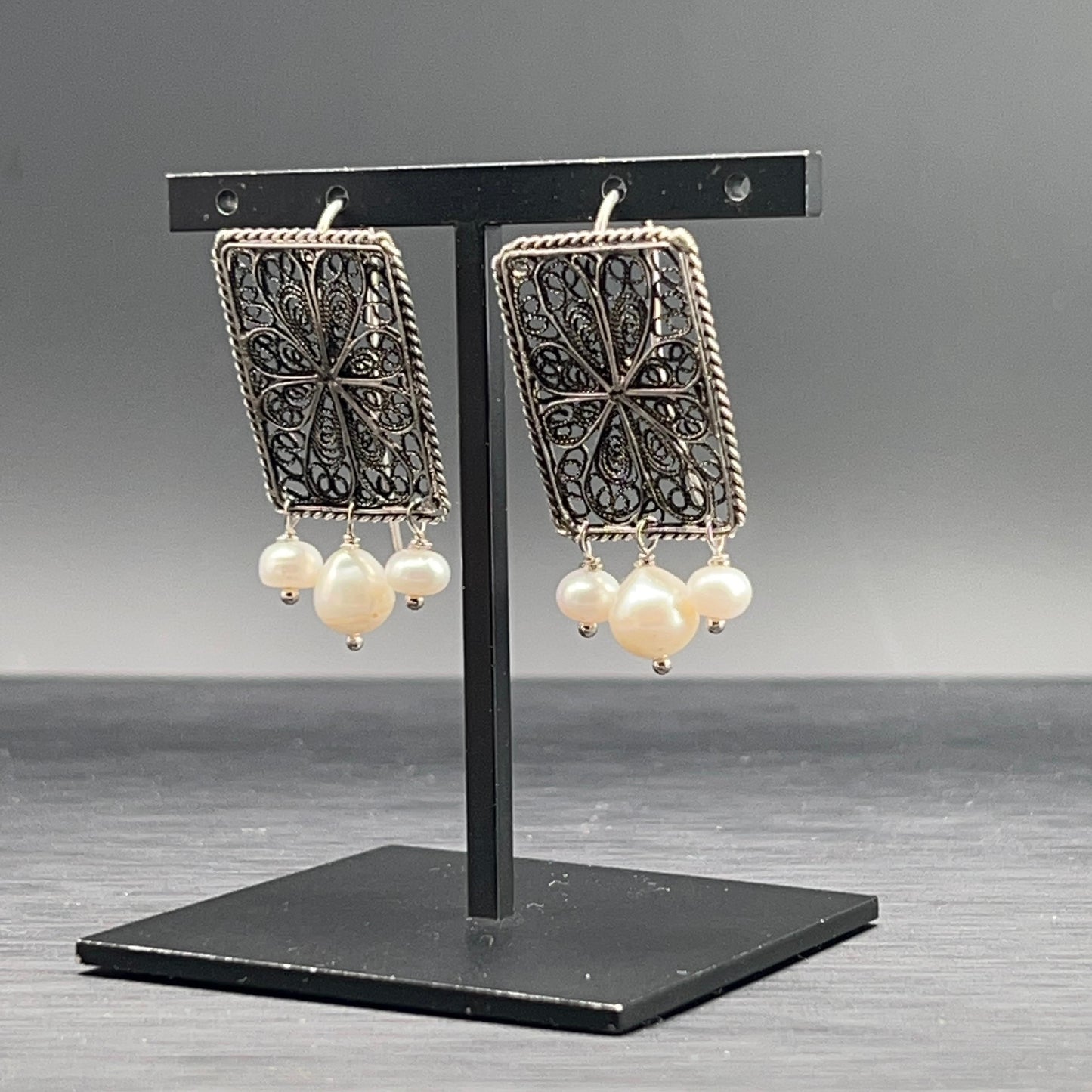 Orecchini Perla di Filigrana (Codice: OE FP 002)