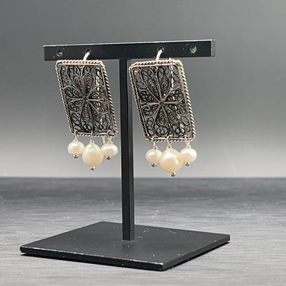 Orecchini Perla di Filigrana (Codice: OE FP 002)