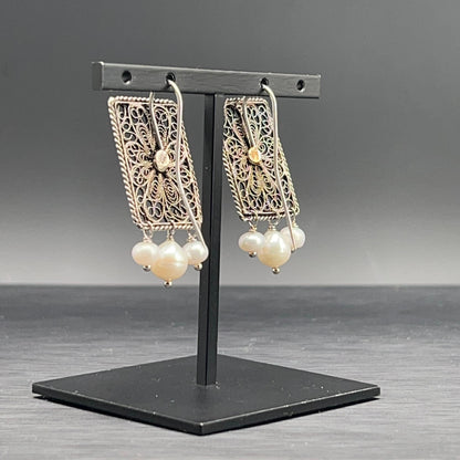 Orecchini Perla di Filigrana (Codice: OE FP 002)