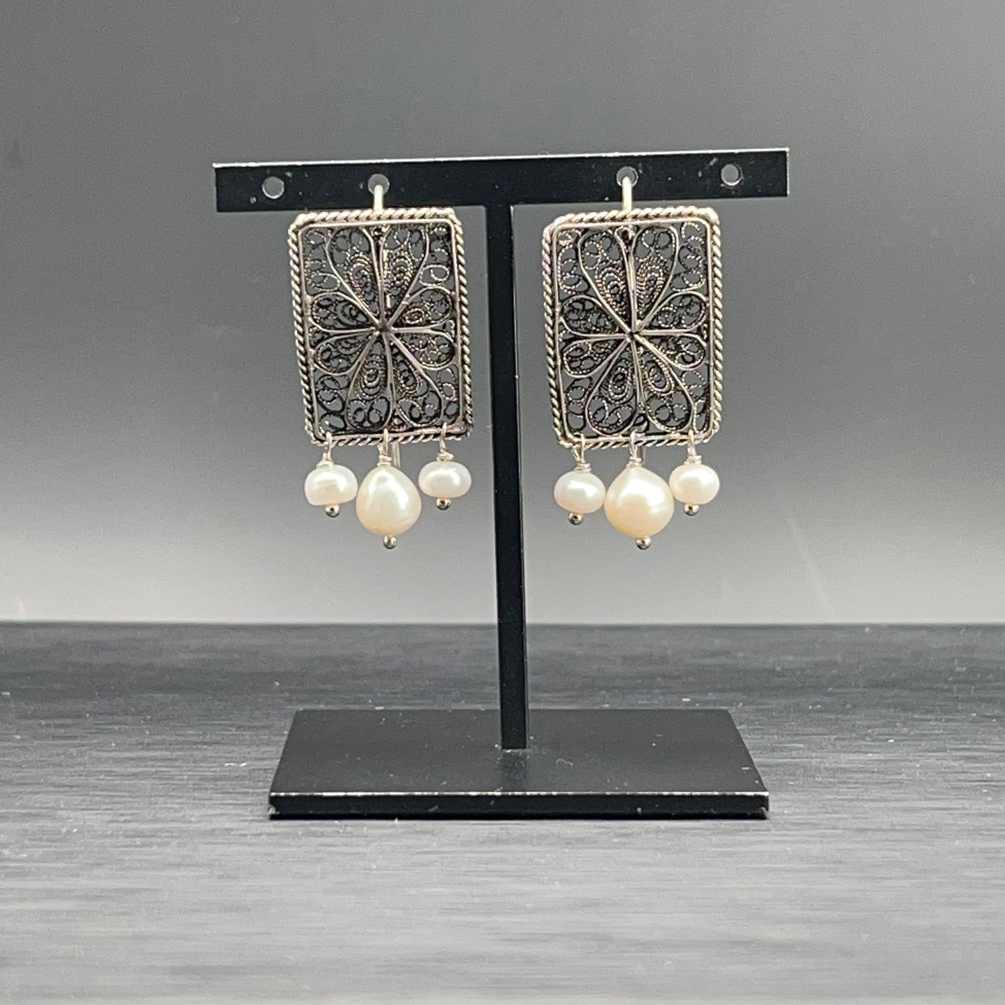 Orecchini Perla di Filigrana (Codice: OE FP 002)