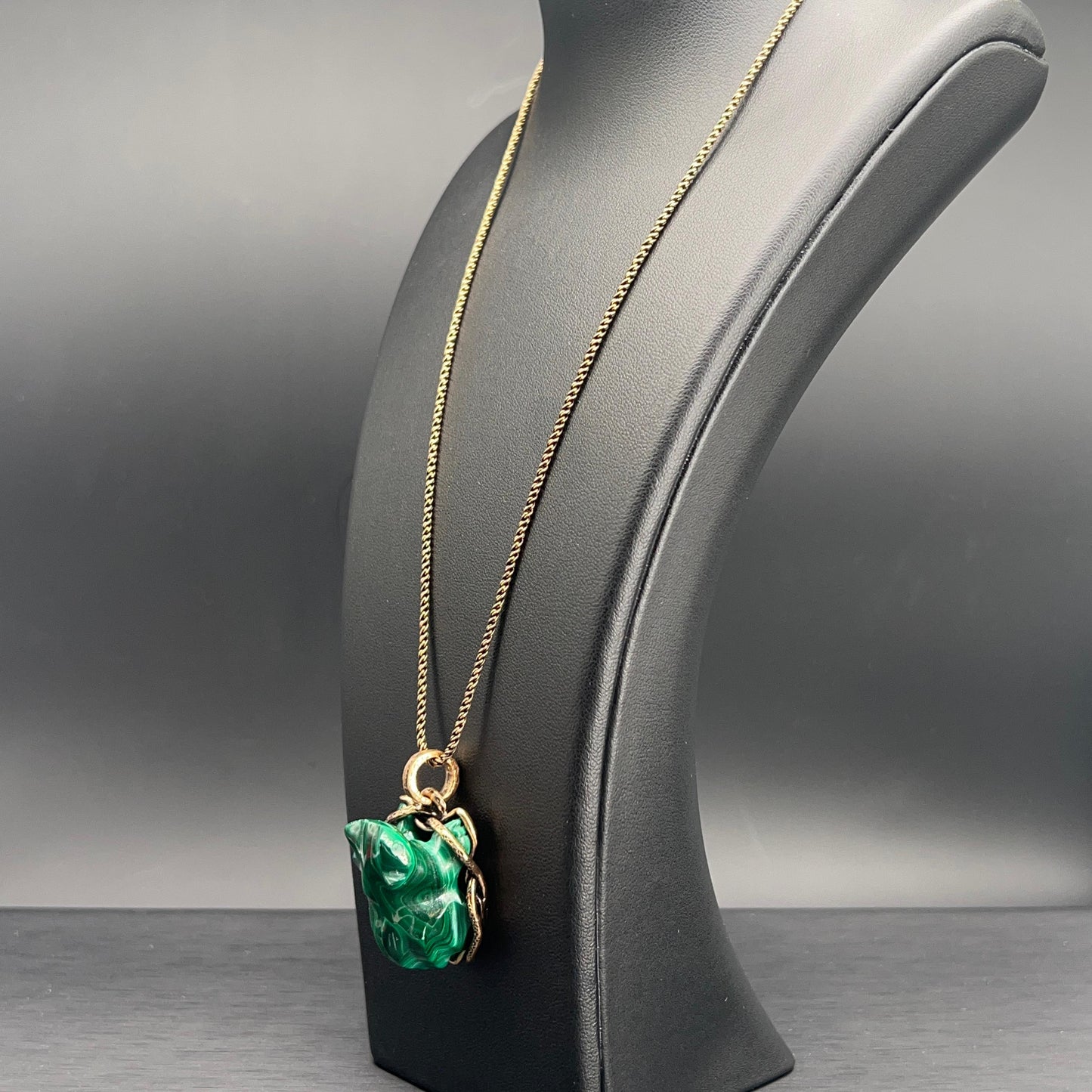 Collana Rospo in Malachite (Codice: CO RO 002)
