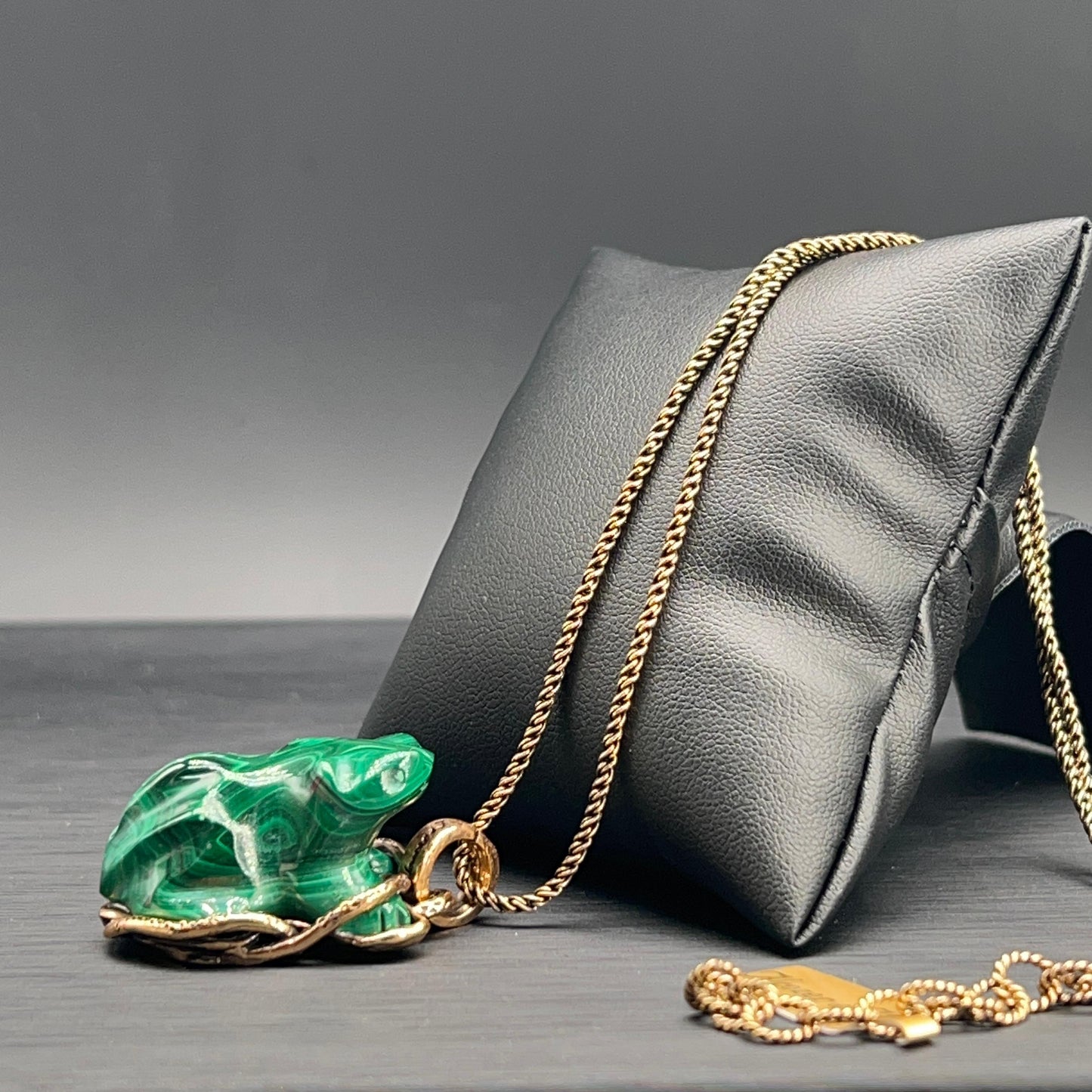 Collana Rospo in Malachite (Codice: CO RO 002)